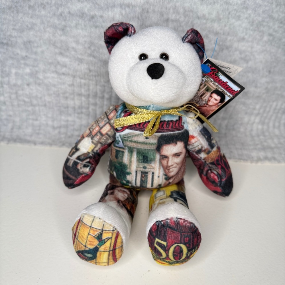 Elvis Presley Graceland 50th Anniversary Limited Treasures Bear Issue 021 2007
